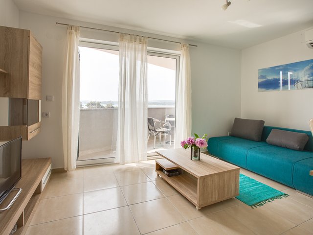 Blue apartment
