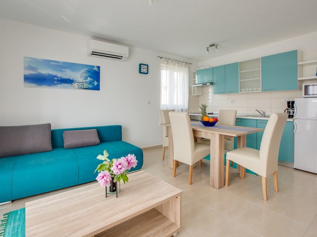 Blue apartment