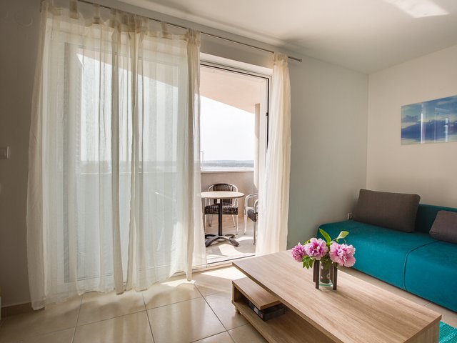 Blue apartment